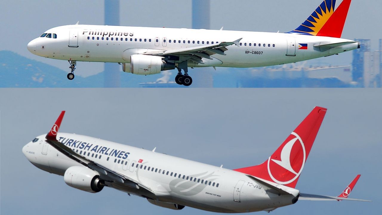 Maskapai Penerbangan Philippine Airlines Dari Manila Dan Turkish Airlines Dari Istanbul Dilarang Untuk Mendarat Di Hong Kong Selama 14 Hari Mulai Tanggal 29 Agustus 2021