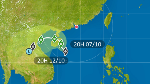 Hong Kong Observatory Kemungkinan Langsung Menaikkan Sinyal Topan Tropis No. 3 Di Hong Kong Besok Pagi 8 Oktober 2021