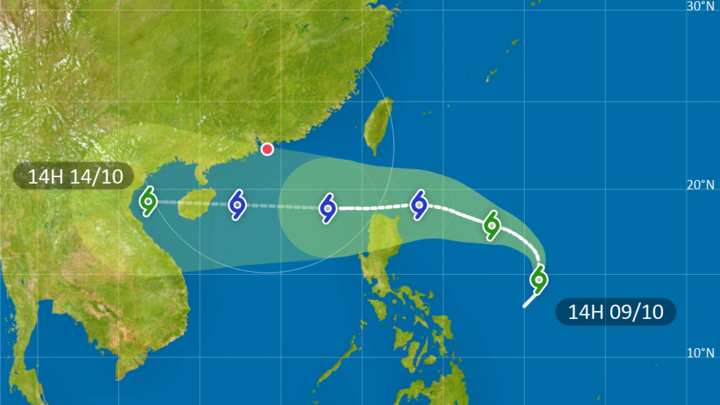 Hong Kong Akan Dilanda Angin Topan Lain. Angin Topan KOMPASU Akan Memasuki Wilayah 800Km Hong Kong Pada Tanggal 12 Oktober 2021