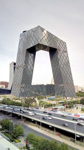 Gedung kantor pusat China Media Group yang terletak di kota Beijing. [Foto: Wikipedia]