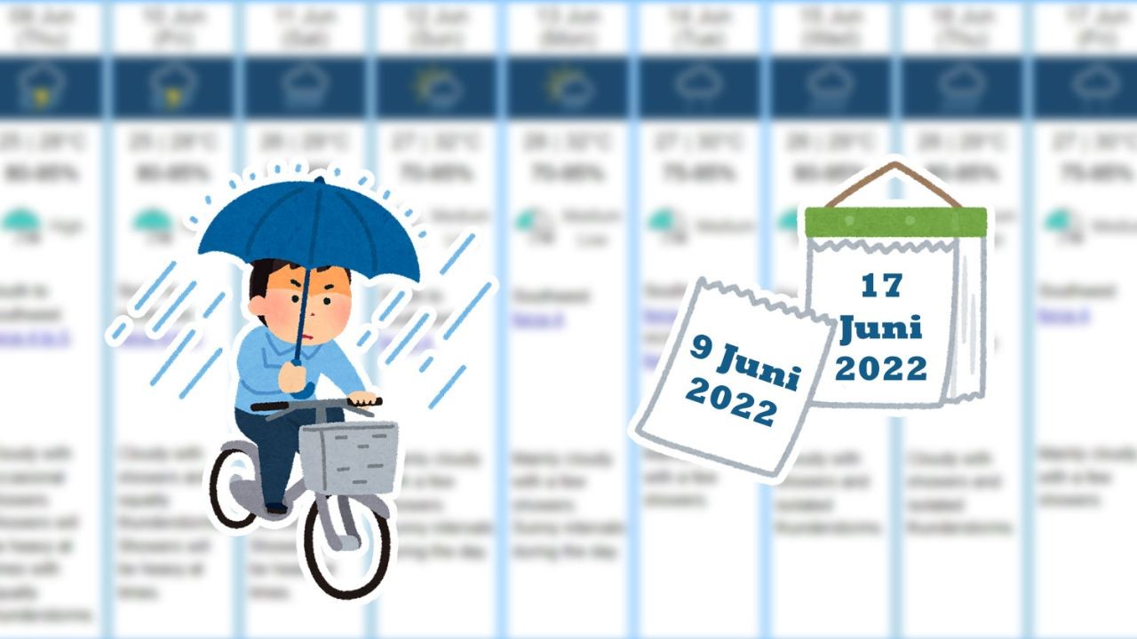 Hong Kong Diperkirakan Hujan 8 Hari Berturut-turut