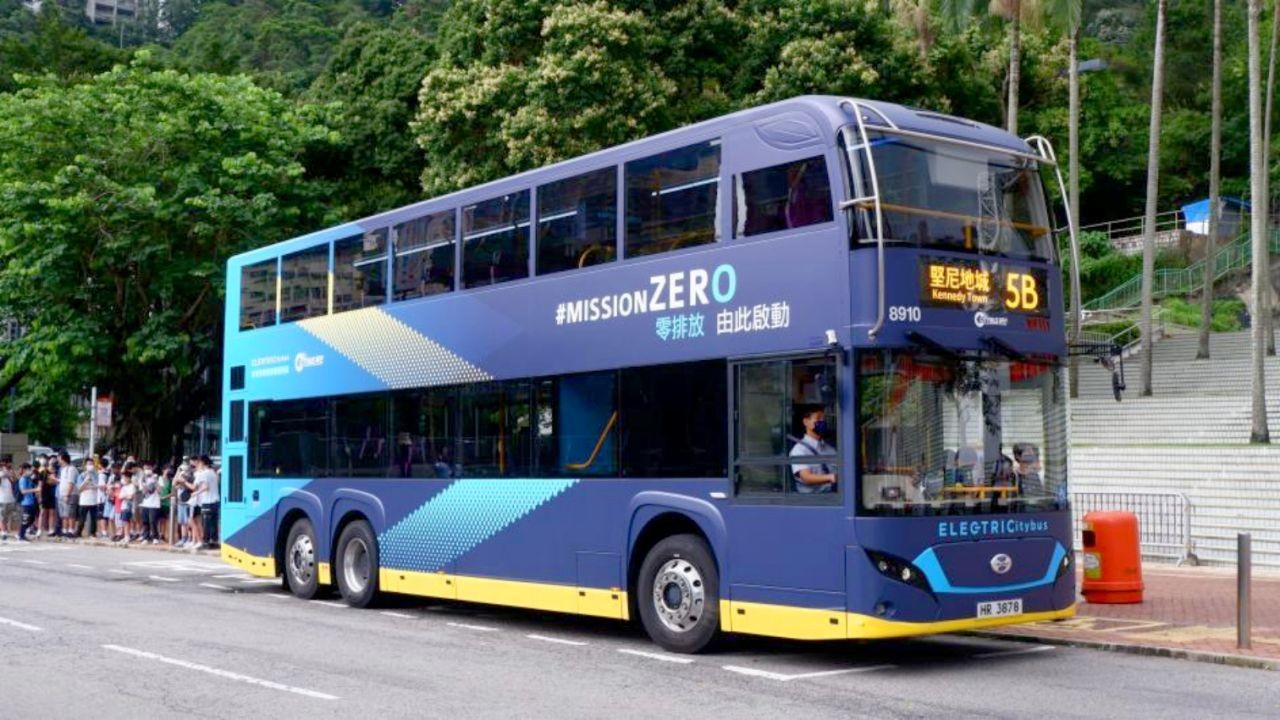 Bertambah 3 Jalur Bus Di Hong Kong Yang Menggunakan Bus Tingkat Listrik Mulai 4 Juli 2022