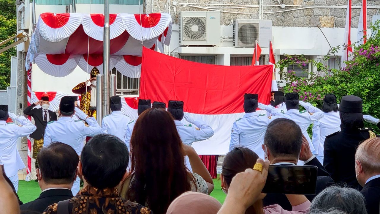 Kesan Admin Ketika Menghadiri Upacara Bendera HUT RI Ke 77 Di Wisma Indonesia Hong Kong