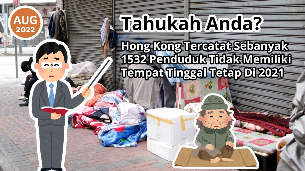 Tahukah Anda? Hong Kong Tercatat Sebanyak 1532 Penduduk Tidak Memiliki Tempat Tinggal Tetap Di 2021