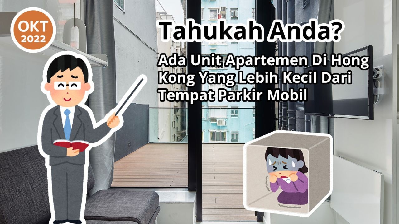 Tahukah Anda? Ada Unit Apartemen Di Hong Kong Yang Lebih Kecil Dari Tempat Parkir Mobil