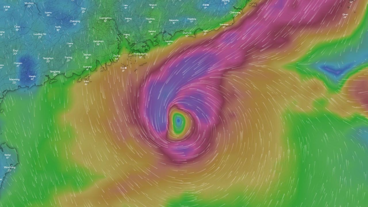 Sinyal Topan Tropis Di Hong Kong Kemungkinan Naik Menjadi No.8 Hari Ini 2 November 2022 Pukul 12.00-14.00