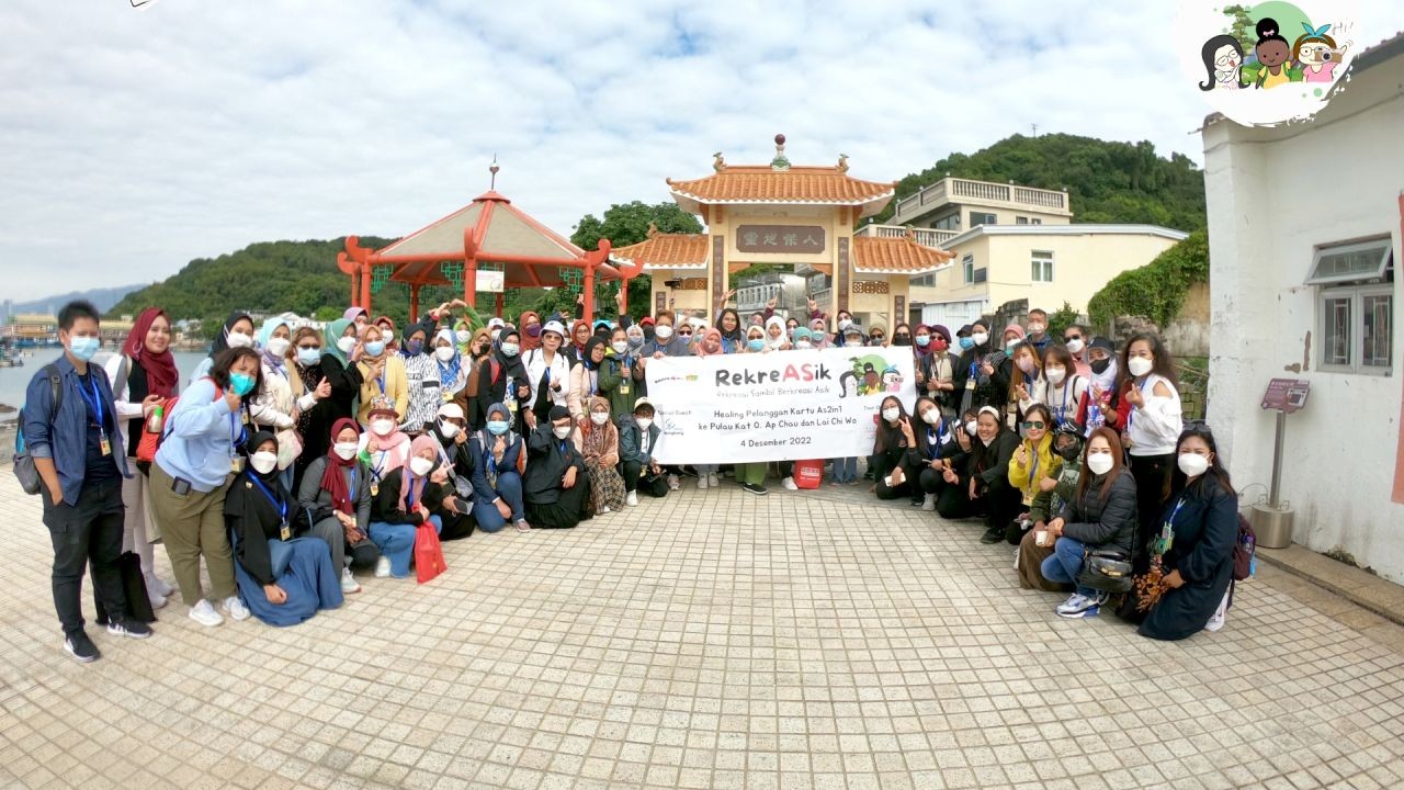 RekreASik Bersama 100+ Bestie As2in1 Telin Hong Kong Ke Pulau Kat O, Ap Chau dan Lai Chi Wo 4 Desember 2022