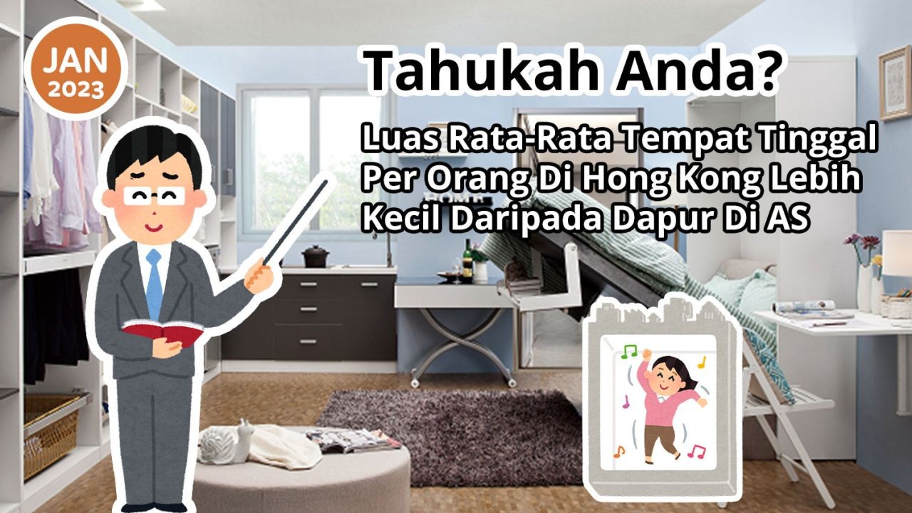 Tahukah Anda? Luas Rata-Rata Tempat Tinggal Per Orang Di Hong Kong Lebih Kecil Daripada Dapur Di AS