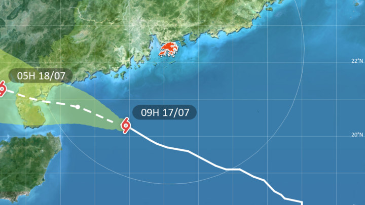Sinyal Topan Tropis No.8 Di Hong Kong Akan Bertahan Paling Tidak Pukul 16.00 (17 Juli 2023)