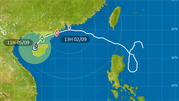 Sinyal Topan Tropis No.9 Akan Turun Menjadi No.3 Hari Ini 2 September 2023 Pukul 16.20