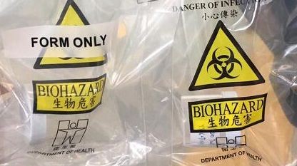 Pemerintah Hong Kong Membagikan Botol Sampel Di 22 Klinik Umum 