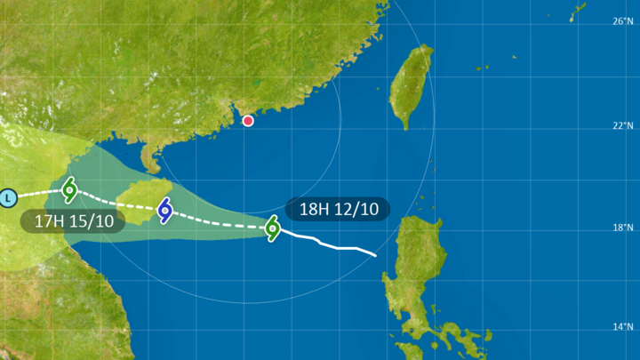 Topan Tropis Sinyal 3 (NANGKA) Di Hong Kong (12 Oktober 2020 Pukul 17.10)