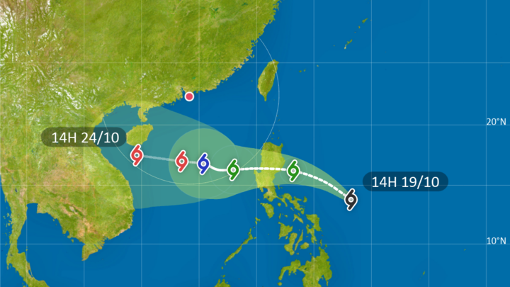 Musim Topan Tropis Belum Berakhir, Sebuah Topan Tropis Akan Memasuki 800 KM Wilayah Hong Kong 21 Oktober 2020