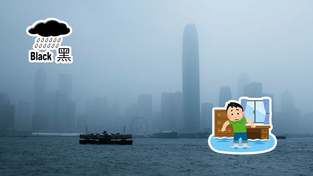 Seluruh Sekolah Diliburkan Dan Pelayanan Bus Di Hong Kong Dihentikan 8 September 2023. Hujan Terbesar Dalam 139 Tahun